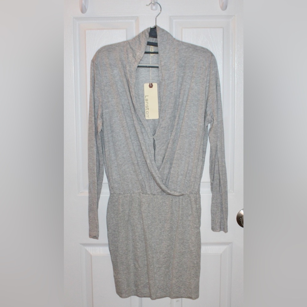 Lanston for Revolve Drape Mini Dress